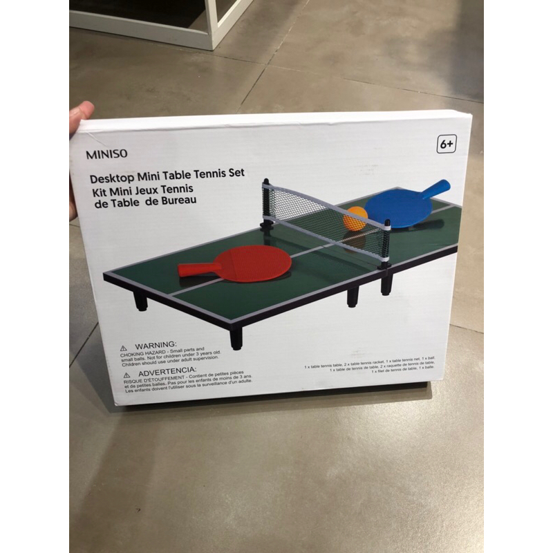 Jual Desktop mini table tennis set miniso mini table tennis tenis