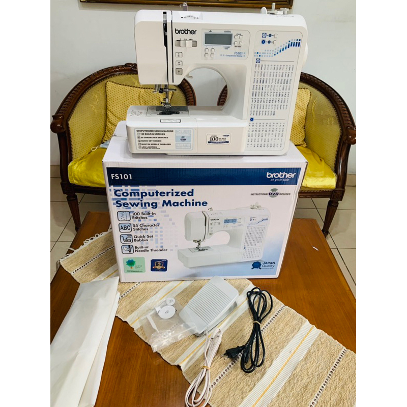 Jual Mesin Jahit Brother FS 101/FS101 Digital Computerized Portable ...