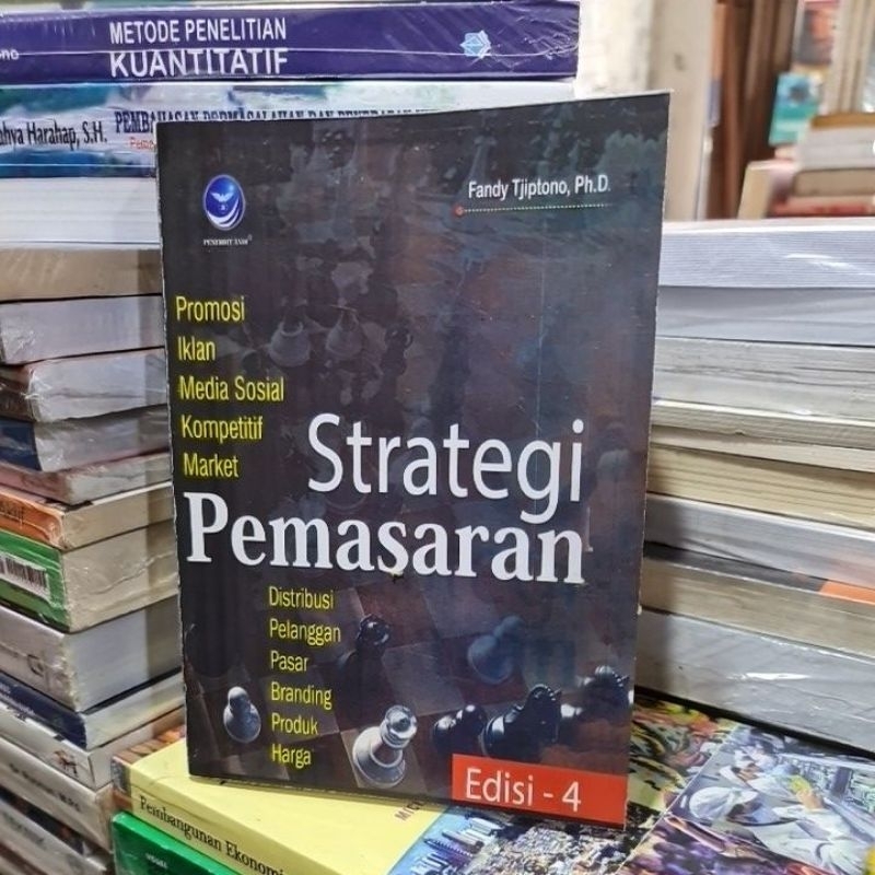 Jual Strategi Pemasaran Edisi 4 By Fandy Tjiptono | Shopee Indonesia