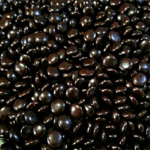 Jual Choco Chip 100gr coklat 1/2 bulat Topping Donat Taburan Cake ...