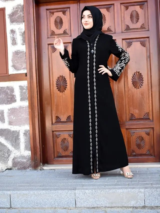 Jual Abaya Bordir