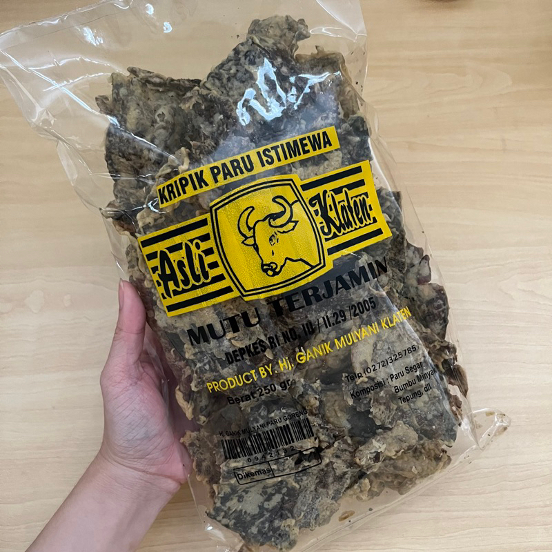 Jual Keripik Kripik Paru Sapi Asli Khas Klaten Shopee Indonesia