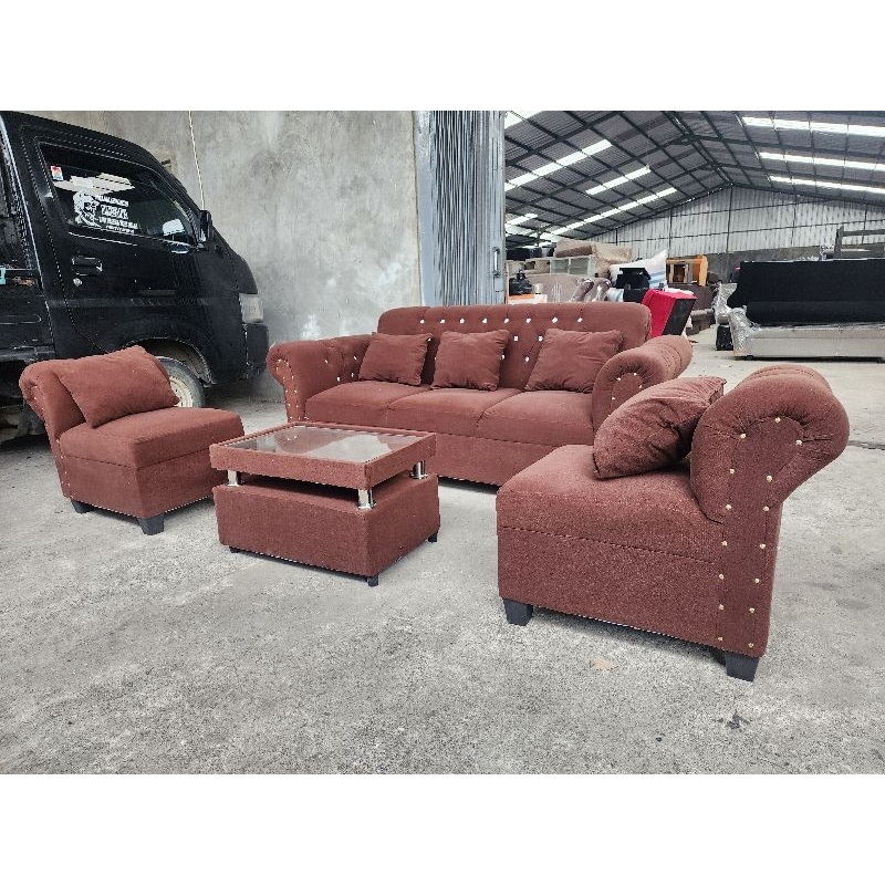 Jual SOFA RUANG TAMU KANCING BLUDRU EMPUK DAN NYAMAN !! FREE ONGKIR ...