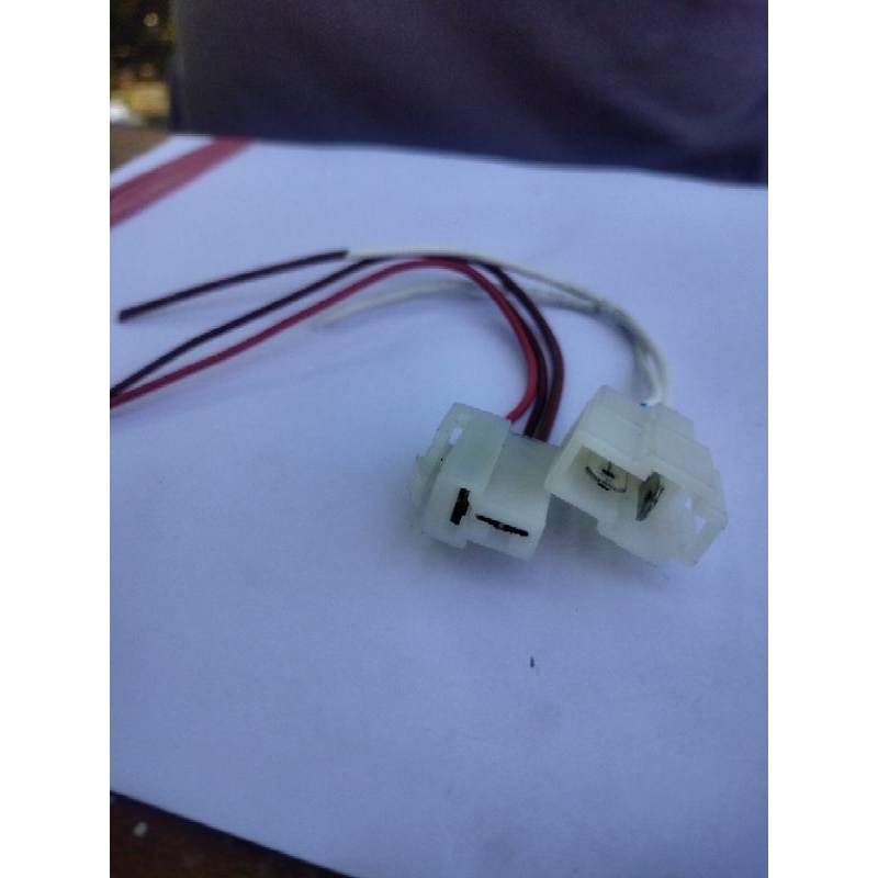 Jual SOKET KONEKTOR KABEL 2 PIN / SOCKET SAMBUNG MOBIL MOTOR PLUS KABEL ...