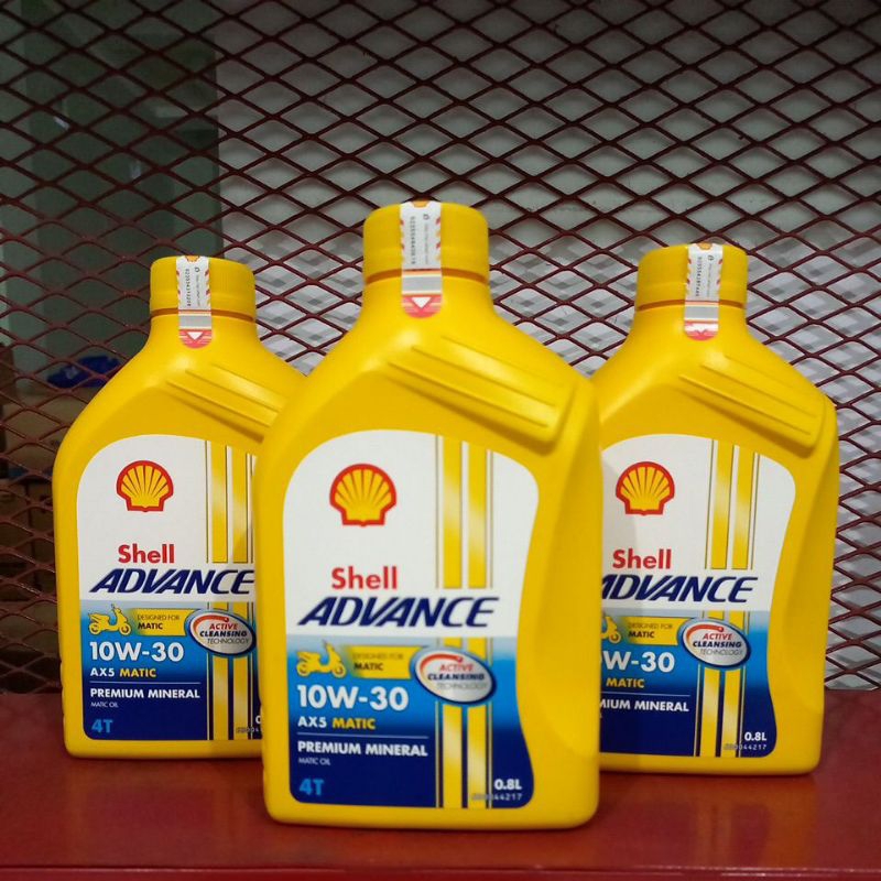 Jual Shell Advance 4T AX5 Matic 10W-30 0,8L | Shopee Indonesia