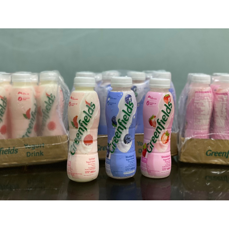 Jual Greenfields Yogurt Drinks 250 ml | Eceran | 1 pcs | Shopee Indonesia