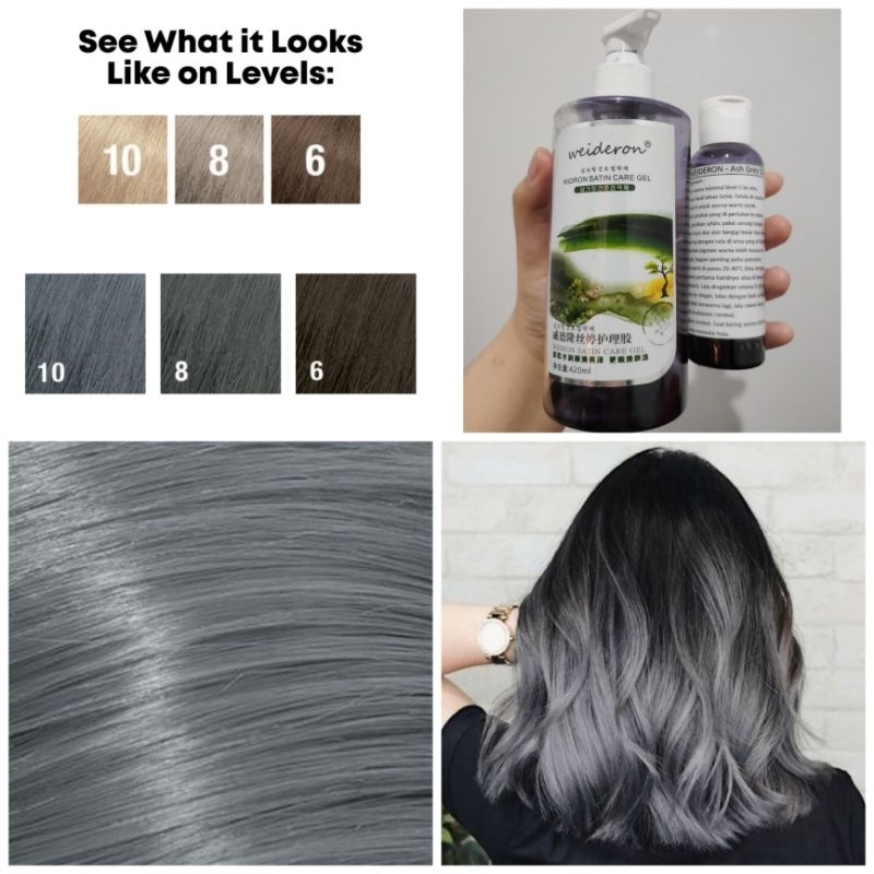 Jual Weideron Korean Hair Manicure Satin Care Gel Marble Gray Semi