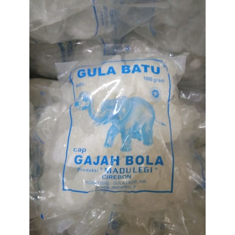 Jual Gula Batu Putih Cap Gajah Kg Shopee Indonesia