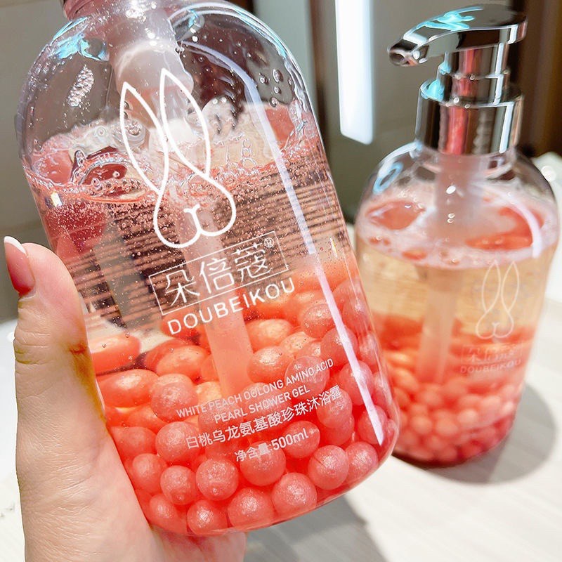 Jual korean white pearl body wash DOUBEIKOU Korea Whitening Body Wash