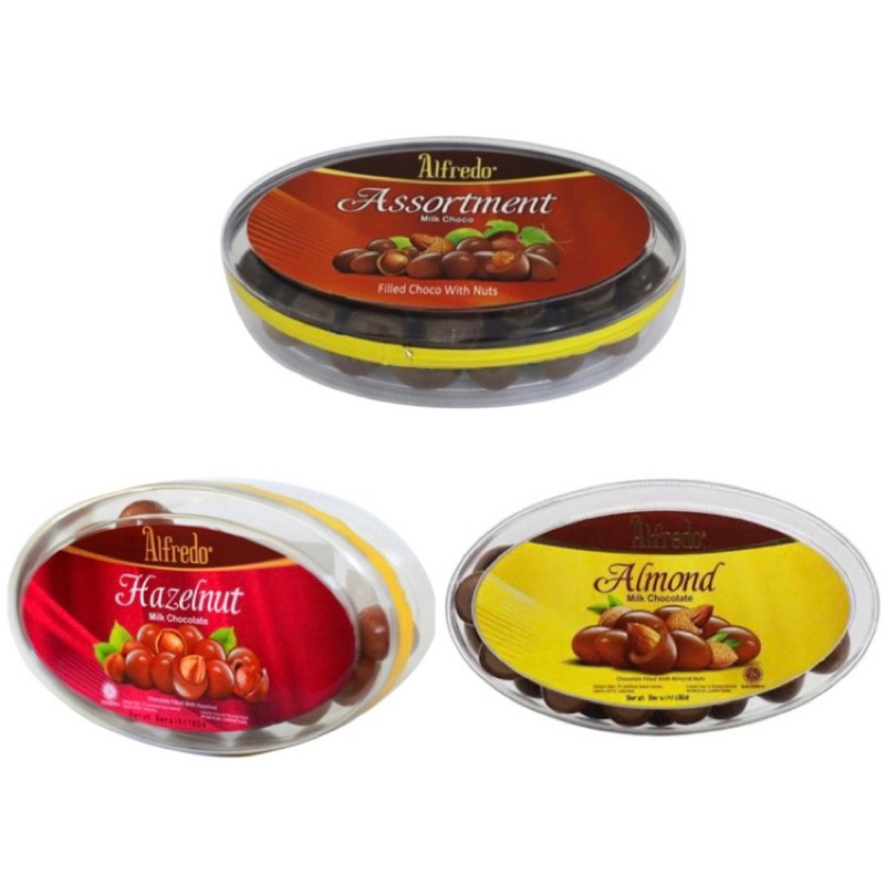 Jual Alfredo Milk Chocolate Oval 180gr / Cokelat / Coklat / Alfredo