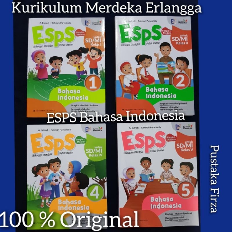 Jual ESPS Bahasa Indonesia SD/Mi Kelas 1.2.4.5 Kurikulum Merdeka ...