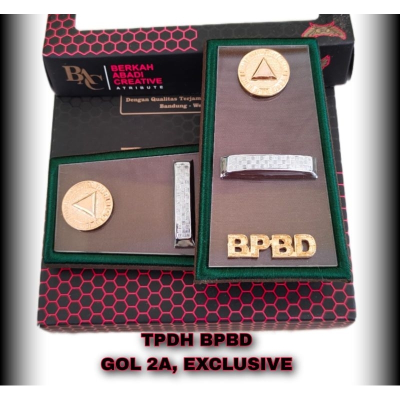 Jual Pangkat pdh BPBD 2A kain Akrilik Exclusive BAC Atribut | Shopee ...