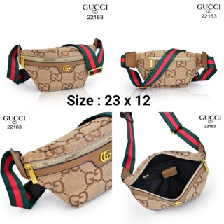 BIG SALE - Tas Selempang Wanita - Waist Bag Import - Tas Gucci Waistbag -  Tas Slingbag Batam Fashion Kualitas Super