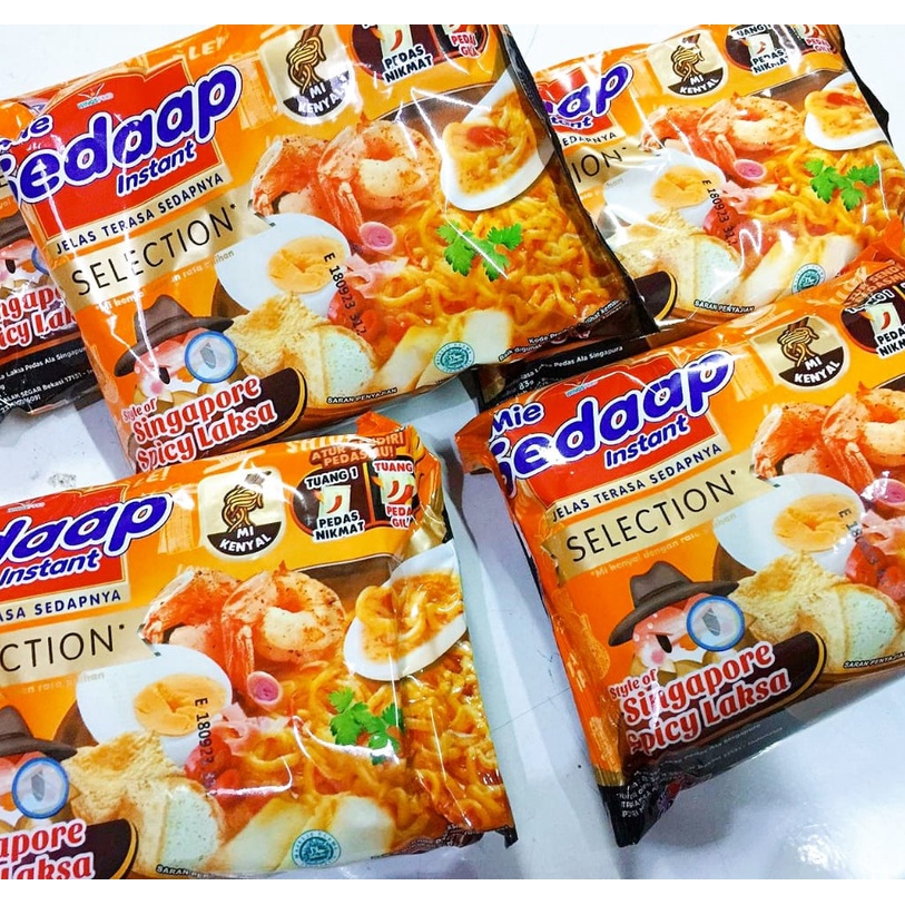 Jual Mie Sedaap Selection Singapore Spicy Laksa Pilih Varian Kemasan