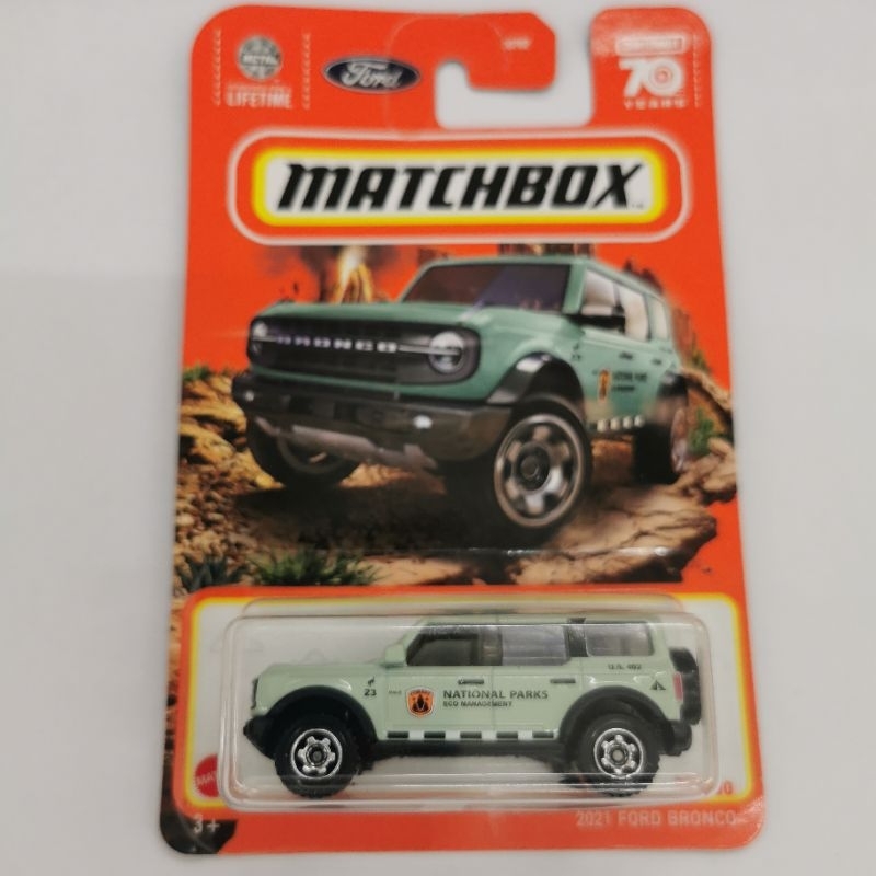 Jual MATCHBOX MBX 2021 FORD BRONCO NATIONAL PARKS | Shopee Indonesia