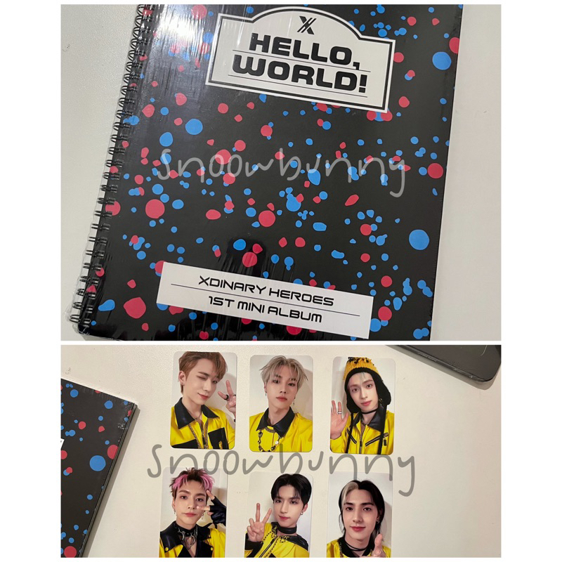 Xdinary Heroes HelloWorld MMT 購入特典 セット Jual [READY] ALBUM XDINARY HEROES - HELLO WORLD (MMT BENEFIT