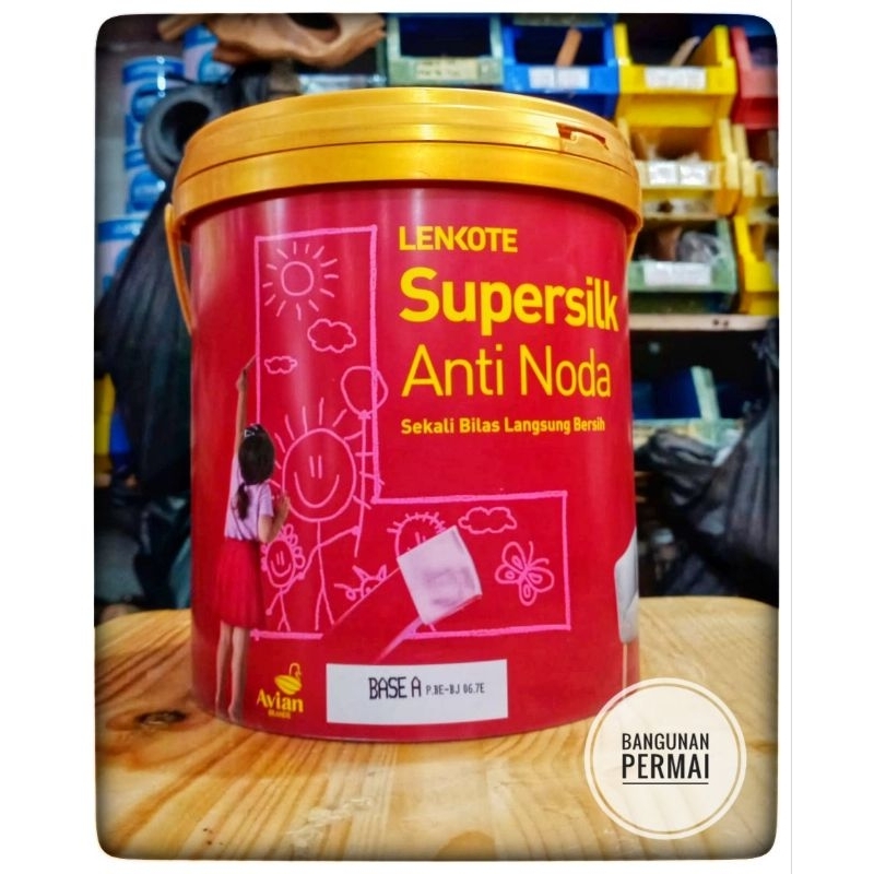 Jual Cat Tembok Supersilk Anti Nodacat Tembok Avianlenkote Supersilk 25liter Shopee Indonesia 9333