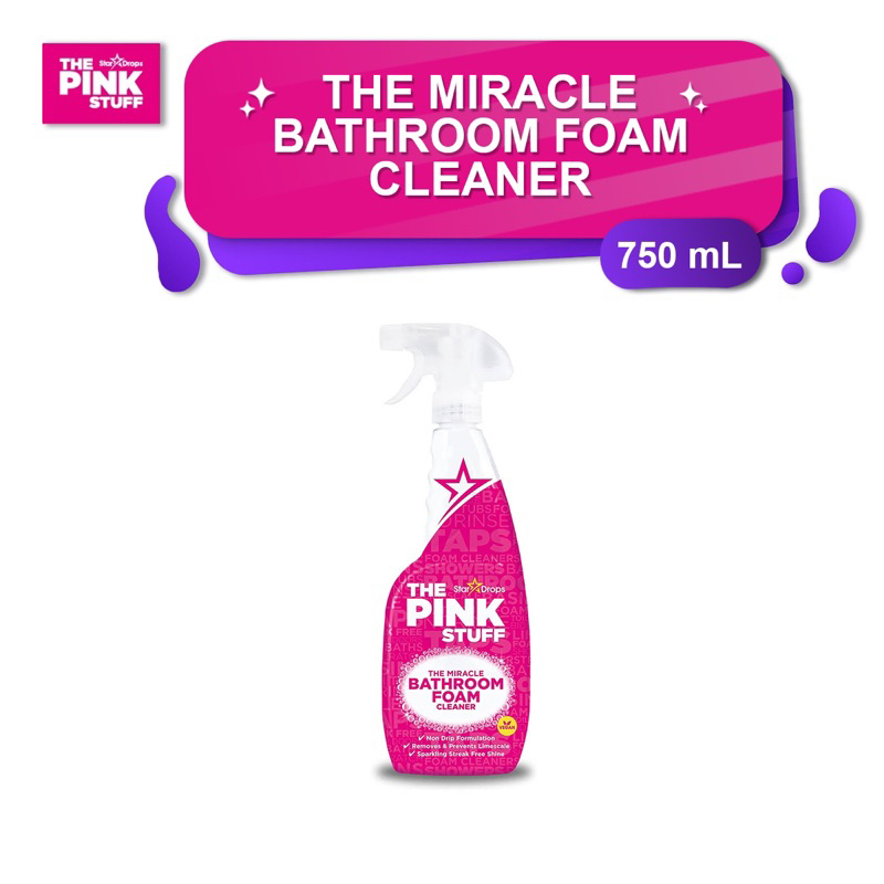 Jual The Pink Stuff The Miracle Bathroom Foam Cleaner (750ml) Shopee Indonesia