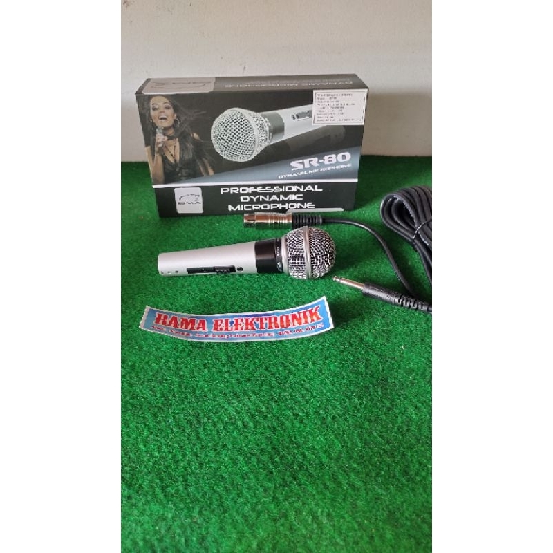 Jual MIC MICROPON BMA SR-80 SR 80 DINAMIC MICROPHONE BMA SR 80 ORIGINAL ...