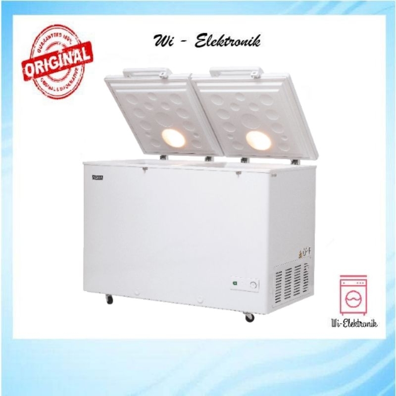 Jual Chest Freezer Aqua Aqf Dc Chest Freezer Aqua Aqf Dc Chest