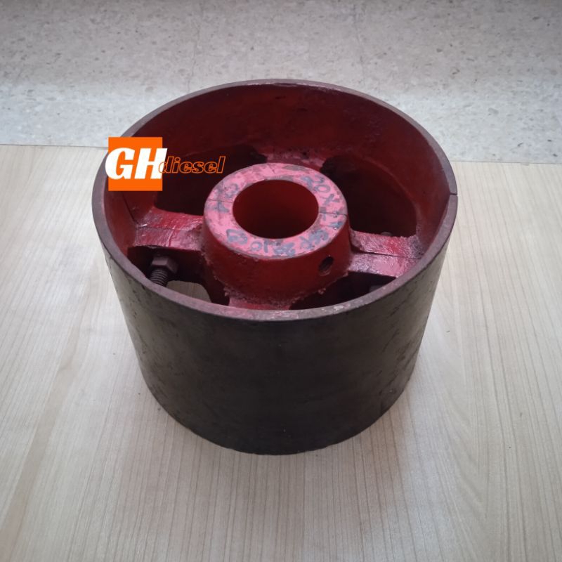 Jual PULLEY PULLY PULI BELAH 20 cm atau 8 inch DIAMETER AS DALAM 50 ...
