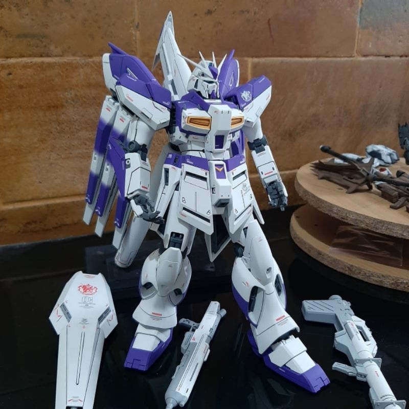 Jual Bandai Mg Hi V Nu Gundam Ver Ka Action Base Sudah Rakit Shopee Indonesia