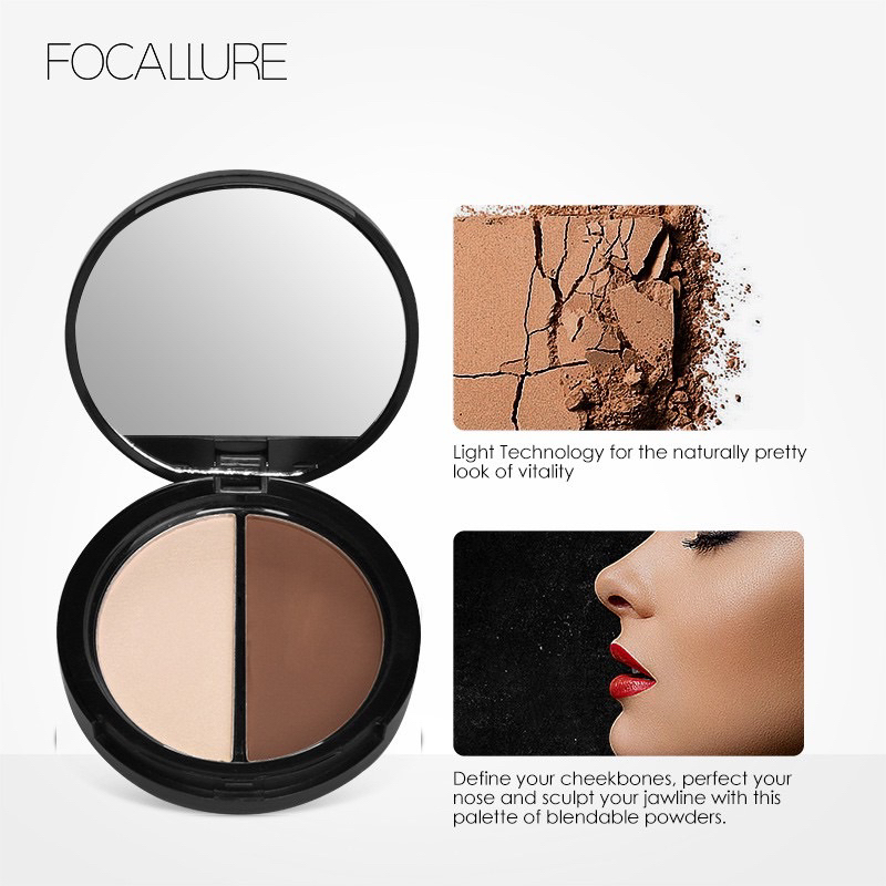 Jual FOCALLURE HIGHLIGHTER & BRONZER DUO FA05 Shopee Indonesia