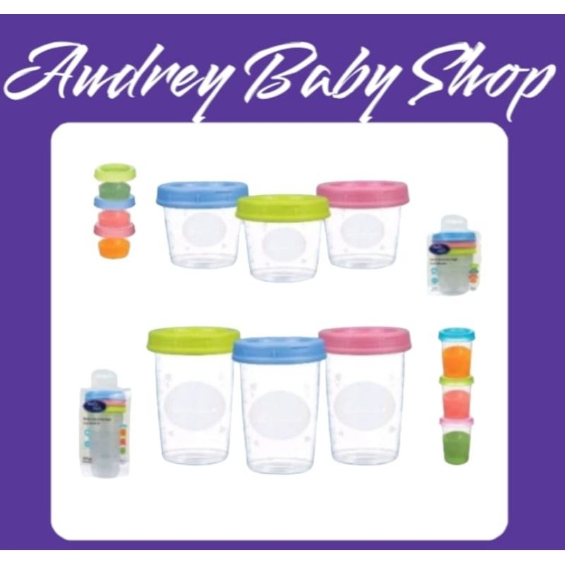 Jual Baby Safe Baby Food Storage Container / Tempat Wadah MPASI isi 3