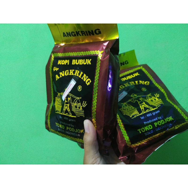 Jual Kopi Bubuk Cap Angkring Toko Podjok 400gr Oleh Oleh Khas Solo