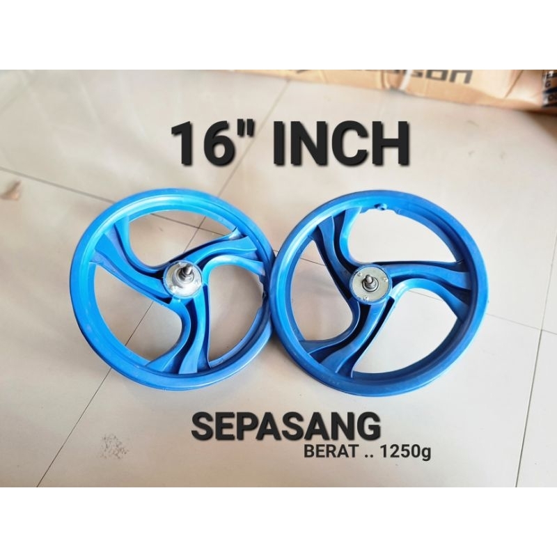 Jual RODA 16 INCH VELG RACING 16 INCH SEPEDA 16INCH VELG PALANG UKURAN ...
