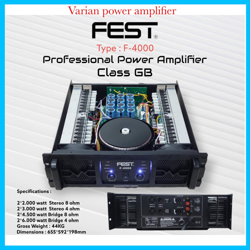 Jual POWER AMPLIFIER CREST AUDIO CA20 CA 20 ORIGINAL Shopee Indonesia