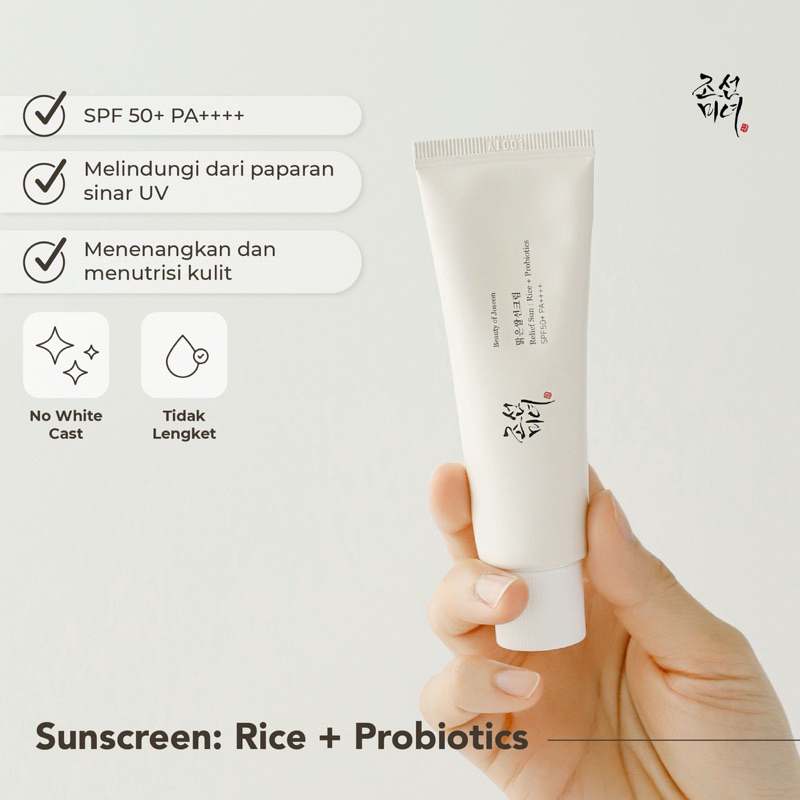 Jual Beauty of Joseon Sunscreen Relief Sun Rice + Probiotics SPF50