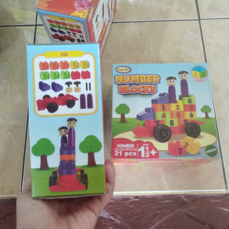 Jual Mainan Susunan Number Blocks 21pcs | Shopee Indonesia