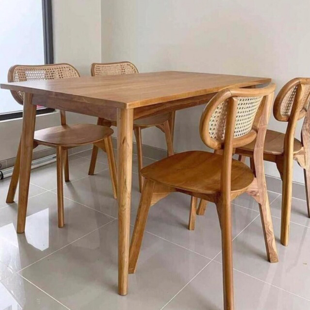 Jual meja makan kursi rotan o | Shopee Indonesia