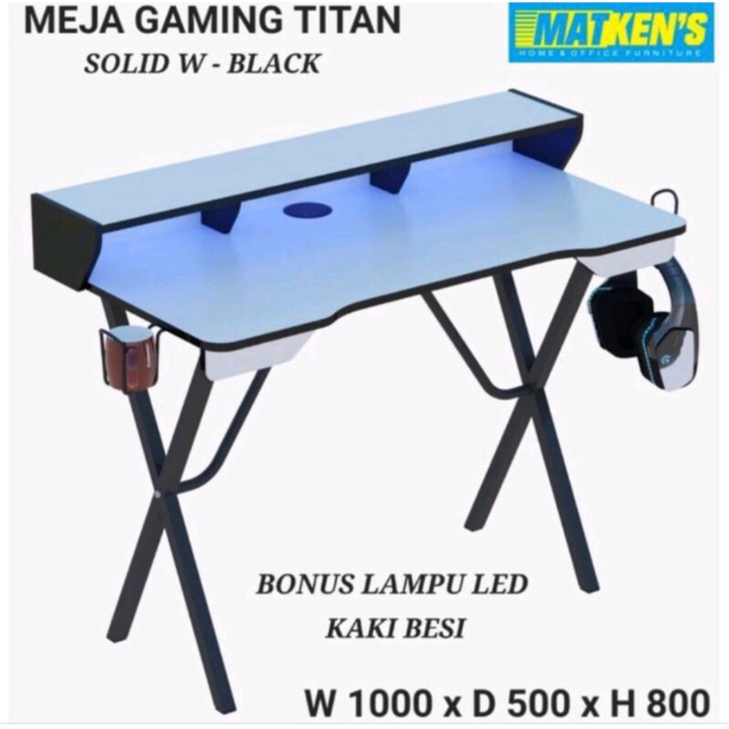 Jual meja game meja komputer meja live streaming meja gaming | Shopee