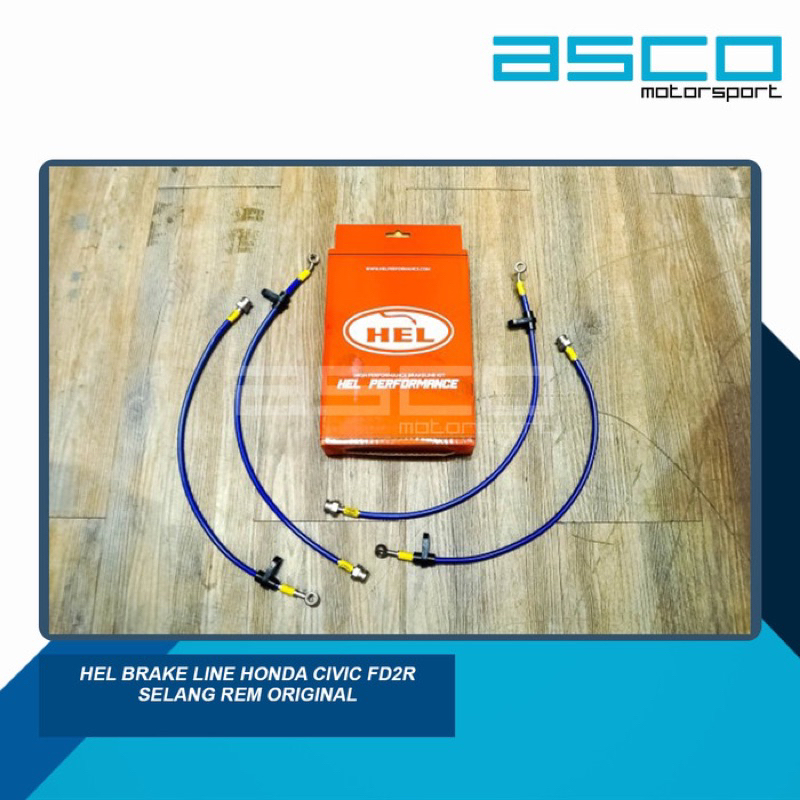 Jual HEL Brake Line Honda Civic FD2R Selang Rem Original Shopee Indonesia