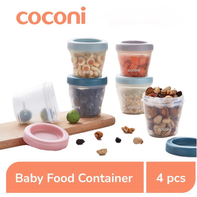 Jual Coconi Air Tight Baby Food Container Set / Wadah MPASI PP Bayi ...