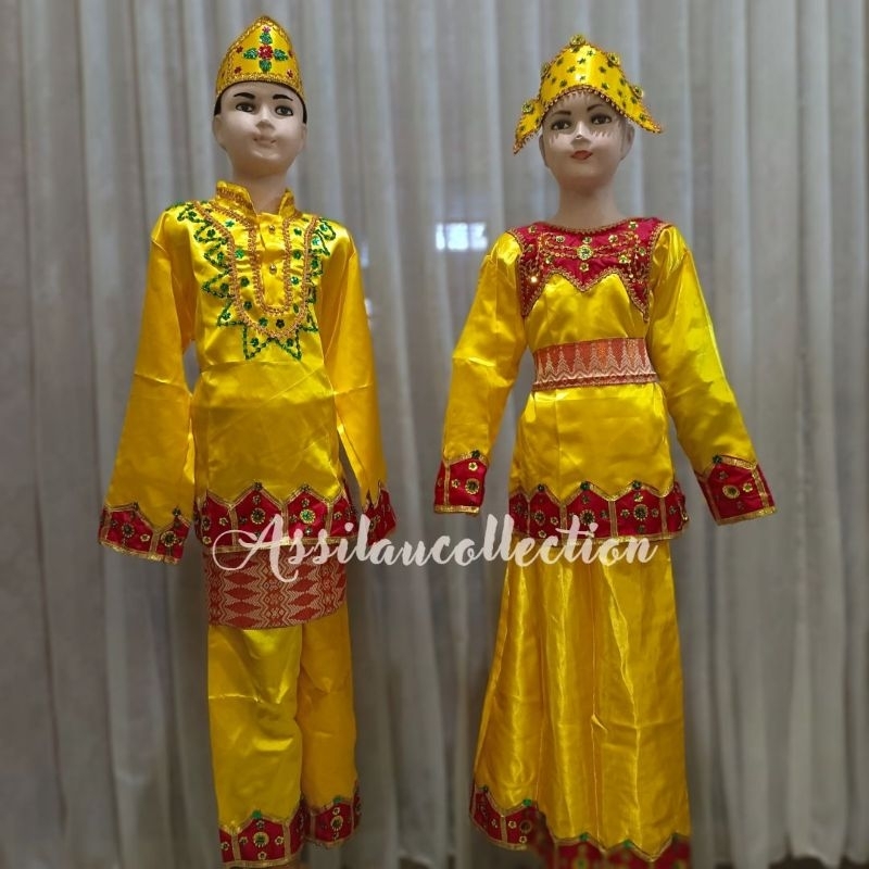Jual BAJU ADAT GORONTALO - PAKAIAN ADAT GORONTALO(ANAK) | Shopee Indonesia