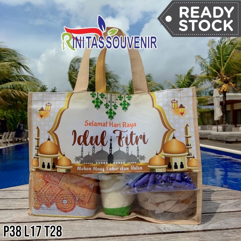 Jual Goodie Bag Tas Parcel Lebaran Idul Fitri Mika Tas Bingkisan Idul
