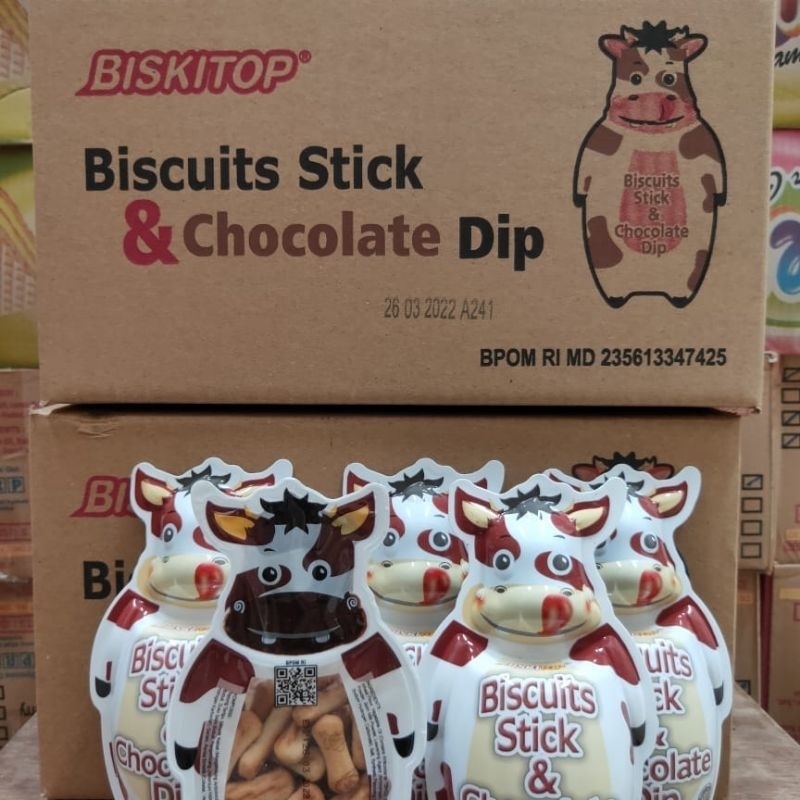 Jual BISKITOP - BISCUIT DIP SAPI 1 DUS / KARTON isi 30Pcs 28gr BISKUIT ...