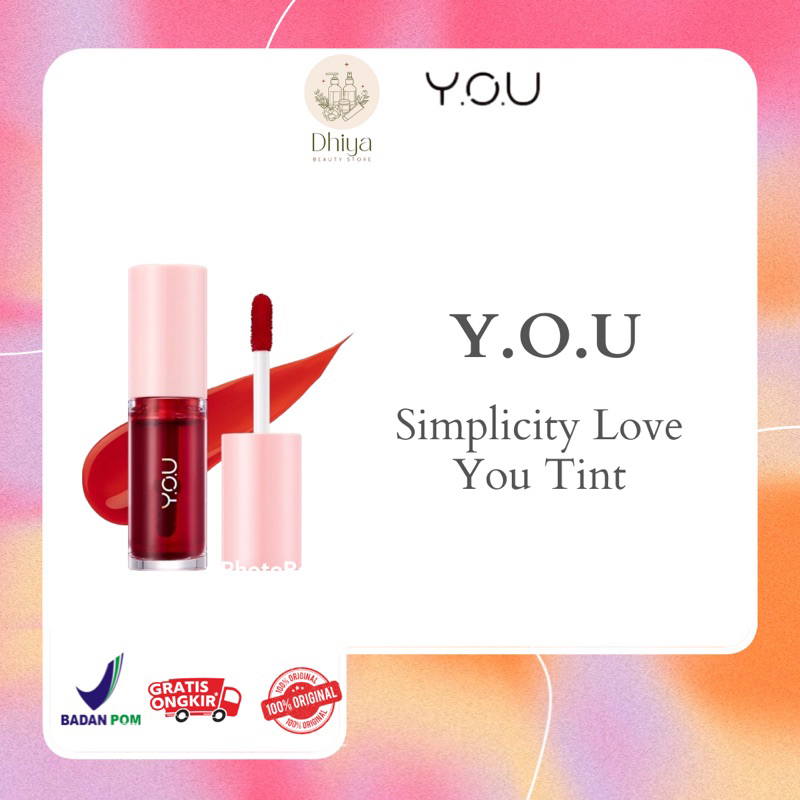 Jual YOU Simplicity Love You Tint | Shopee Indonesia