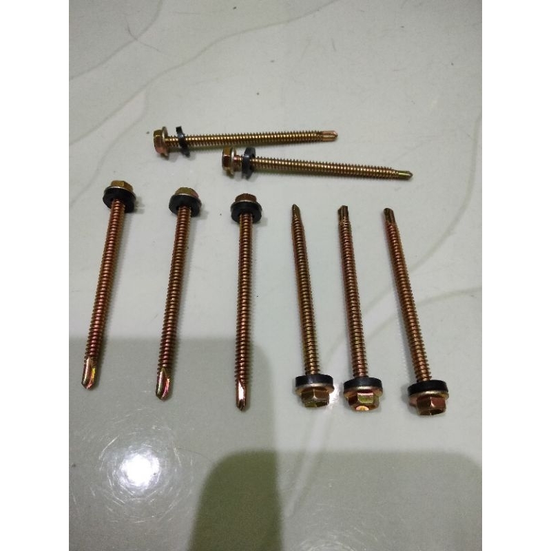 Jual Baut Roofing 7cm / ukuran 12x70mm | Shopee Indonesia