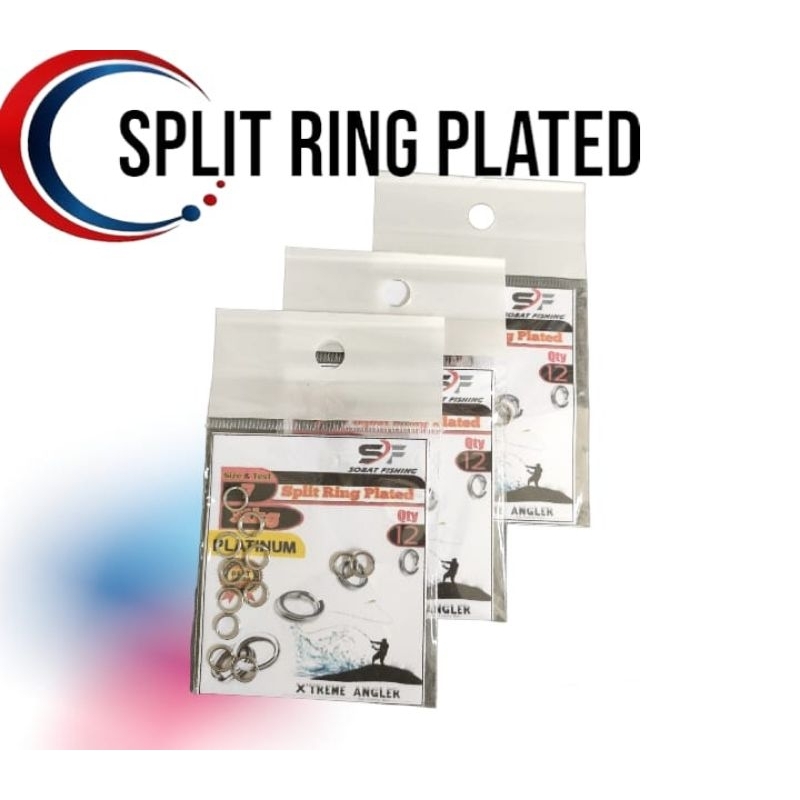 Jual SPLIT RING PLATE STAINLESS ISI 12 PCS | Shopee Indonesia