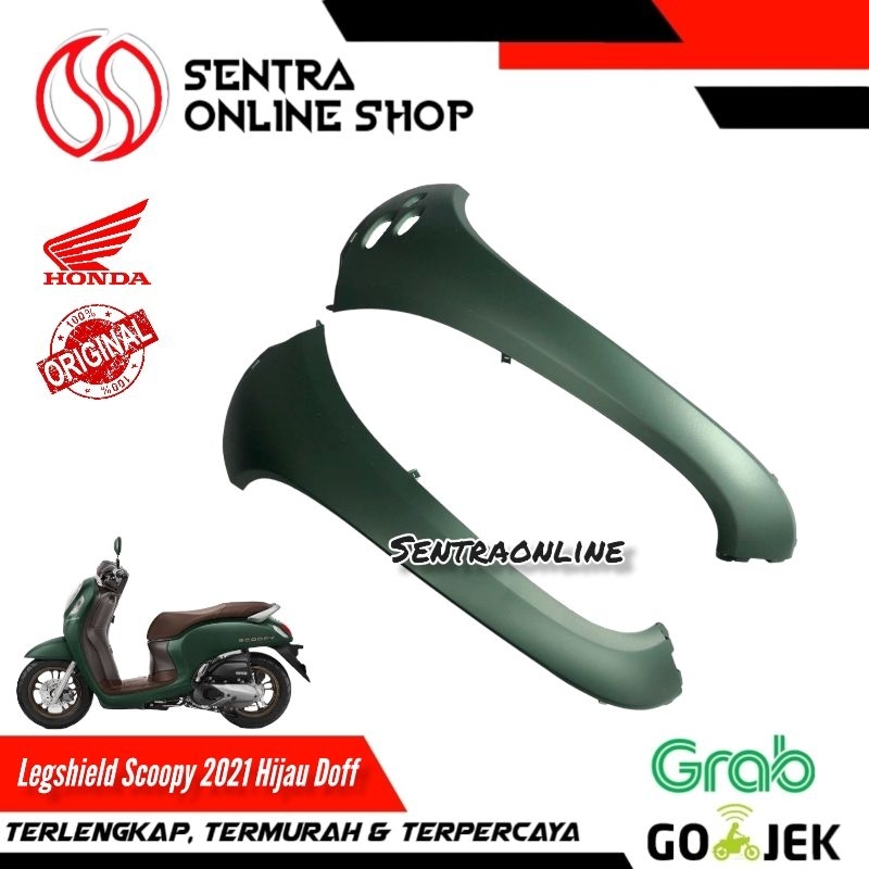 Jual Sayap Legsil Legshield Luar Kanan Kiri Scoopy All New Hijau