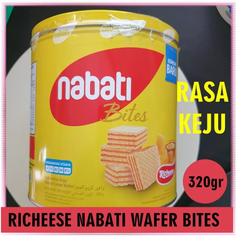 Jual Wafer Richeese Nabati Bites Makanan Ringan Cemilan Snack Kemasan ...