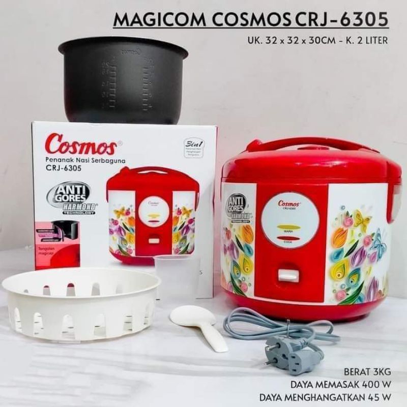 Jual Rice Cooker Cosmos CRJ 6305 1,8 Liter Shopee Indonesia