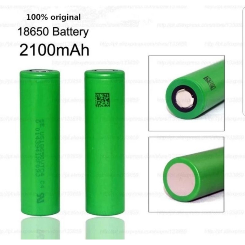Jual Baterai 18650 Original VTC4 Authentic 2100 mAh 30A Rechargeable ...