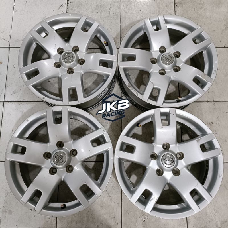 Jual VELG MOBIL BEKAS OEM X TRAIL RING 16X6 5 HOLE 5X114 3 ET45