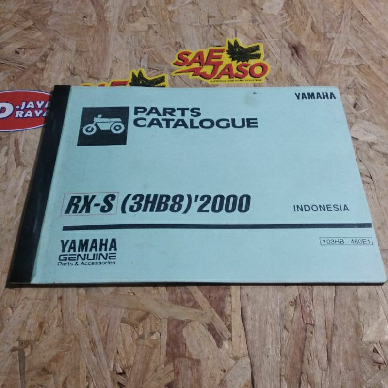 Jual buku part katalog yamaha rxs rx special tahun 2000 Shopee Indonesia