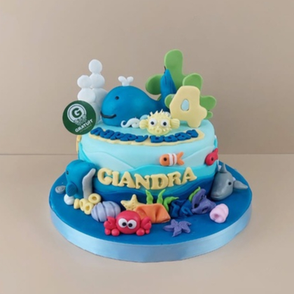 Jual HEWAN LAUT UK 15CM / KUE ULANG TAHUN | Shopee Indonesia